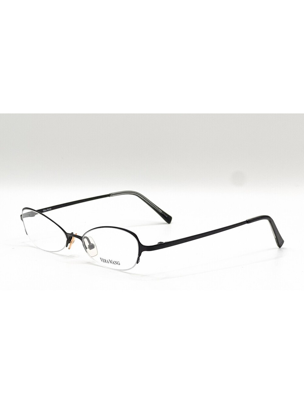 Vera Wang V100 BK Black Cat Eye Authentic Eyeglass Frames 47-17